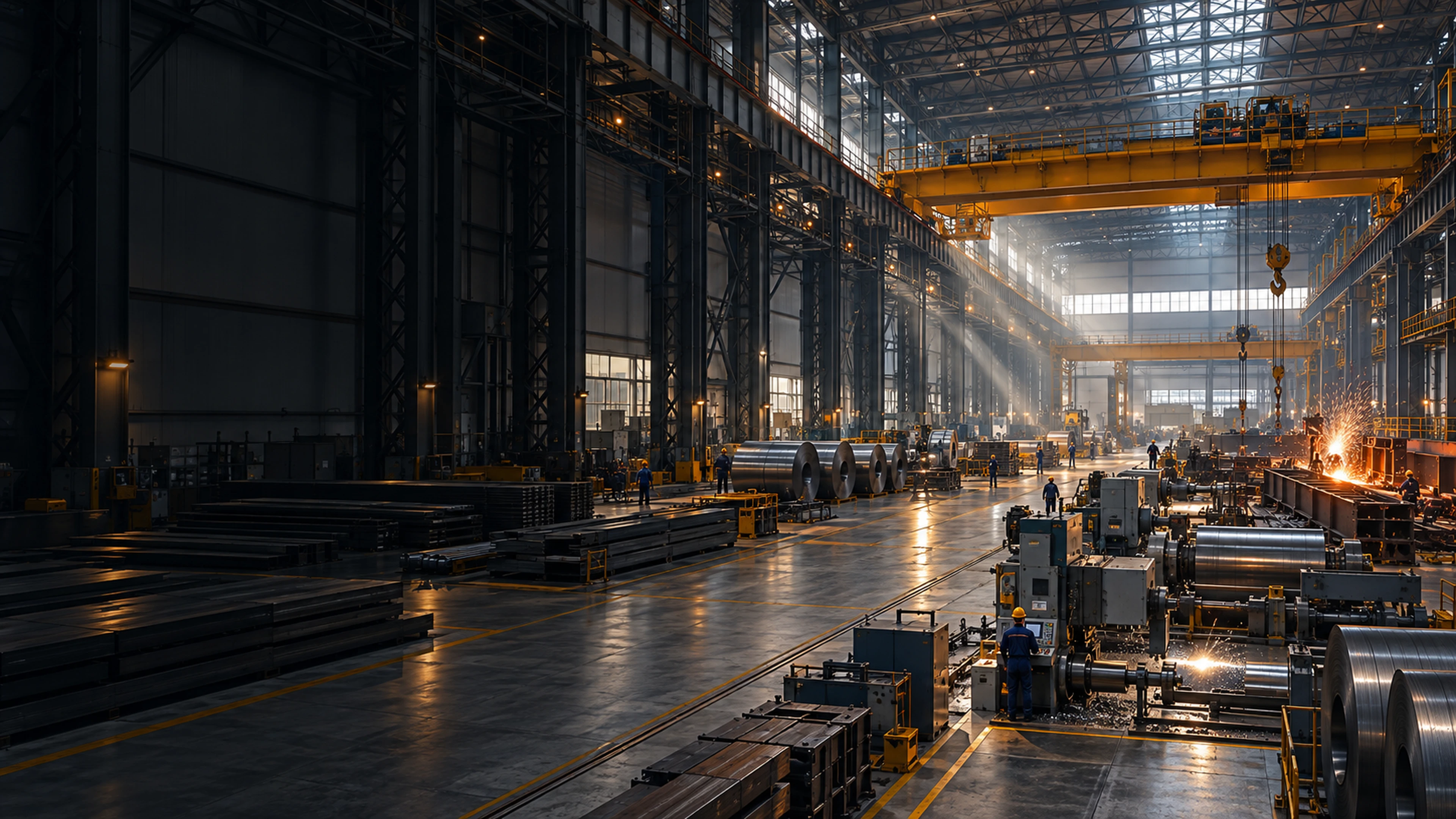 Illustrative industrial scene