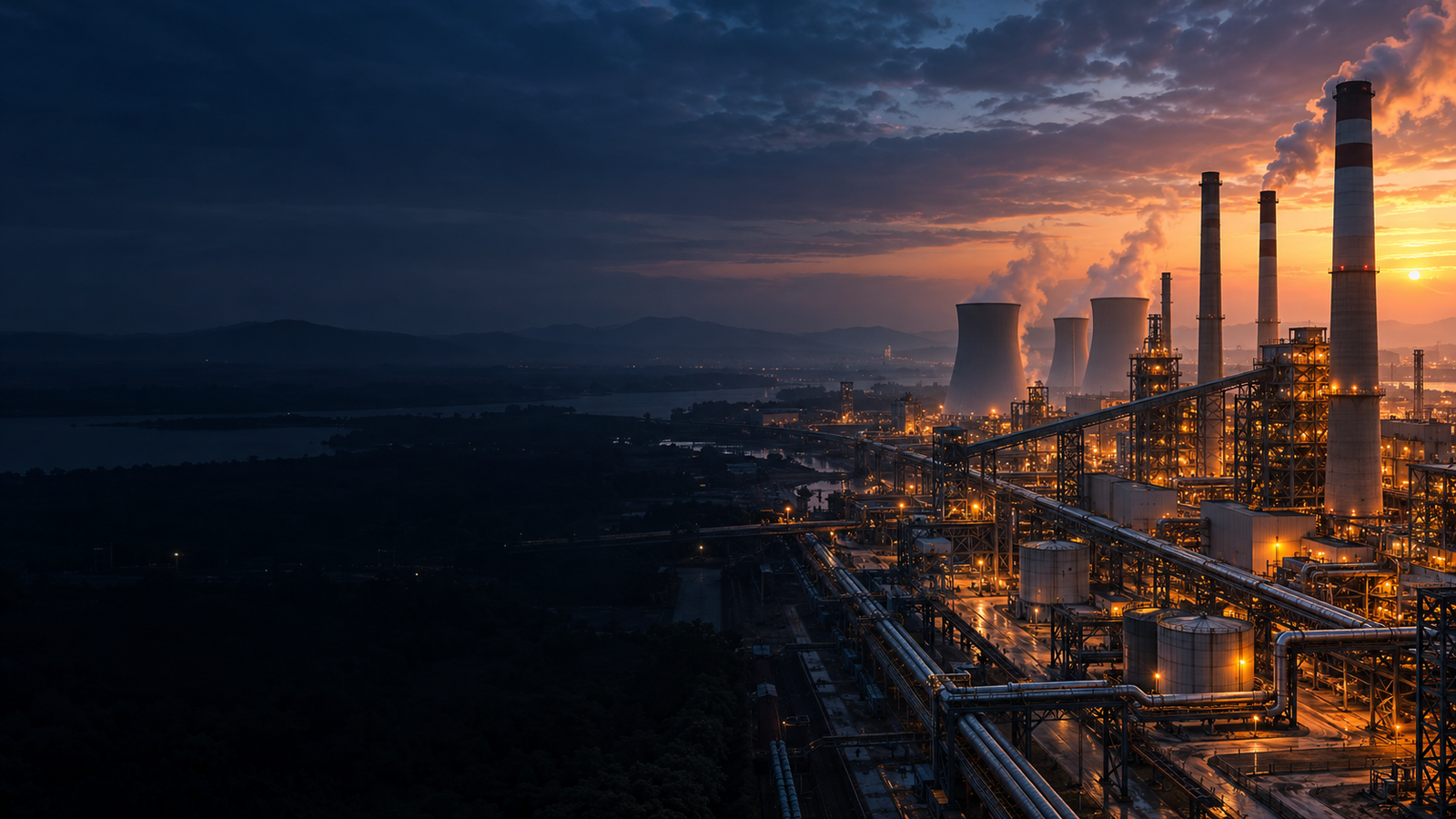 Illustrative industrial scene