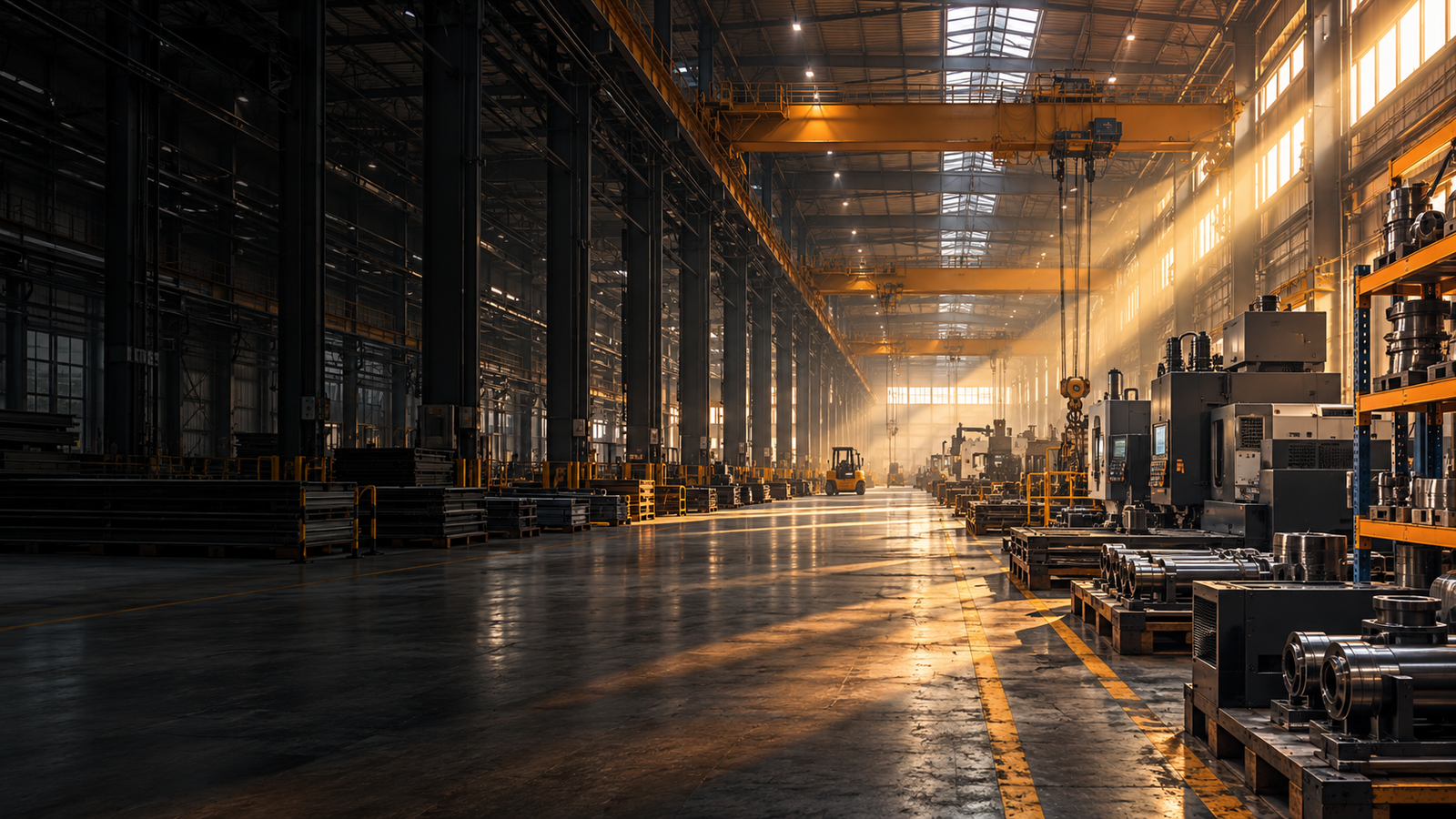 Illustrative industrial scene