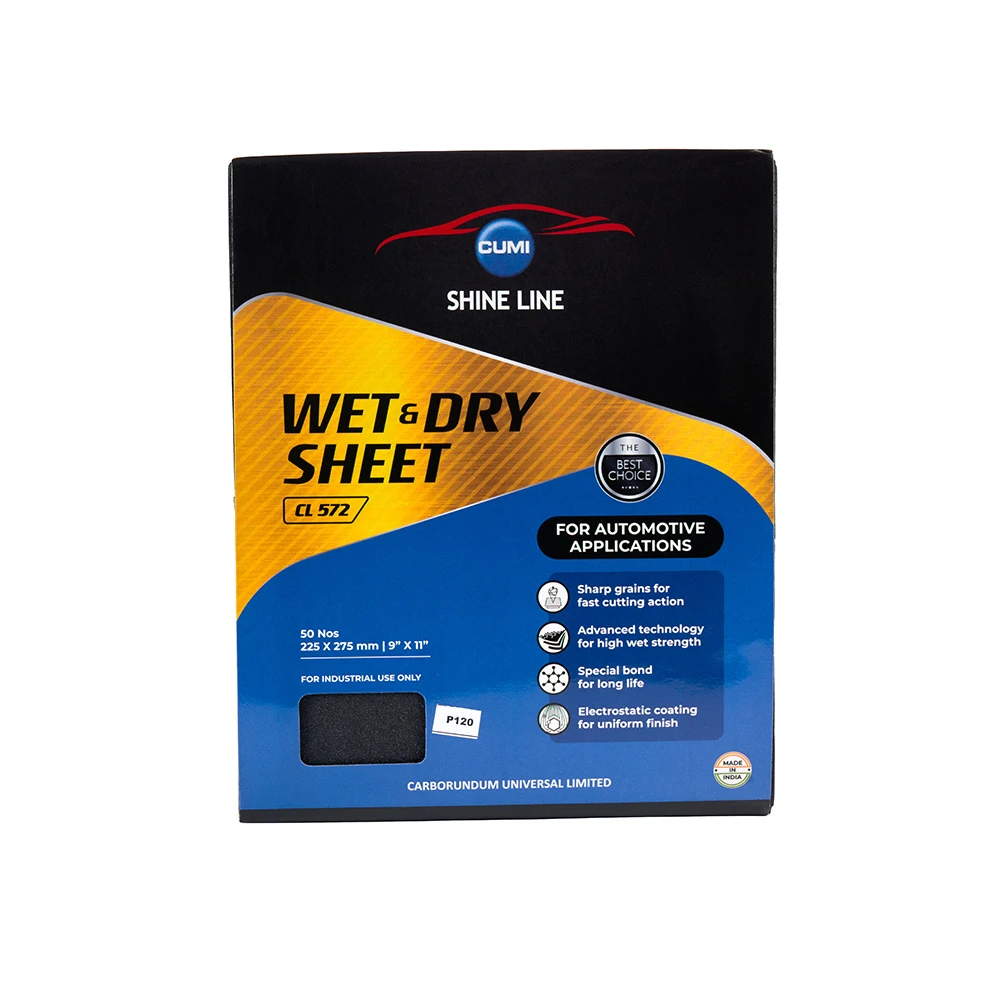 CUMI CL 572 Shine Latex Sheet – Wet & Dry Sanding Paper for Automotive Use CL 572