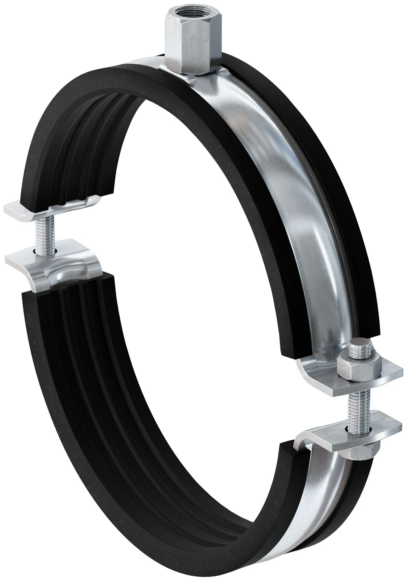 Heavy duty pipe clamp FRSM - metric FRSM 124-129 M10/M12