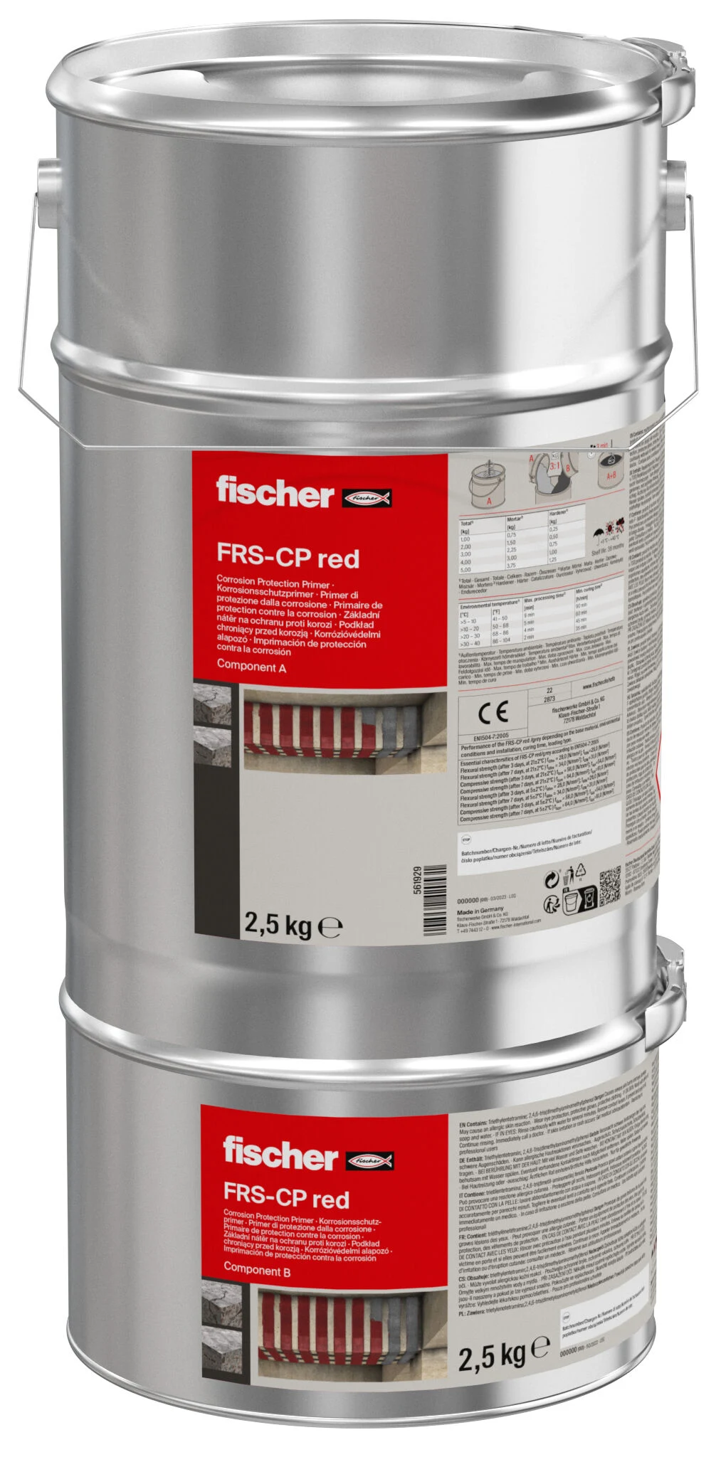 Corrosion protection primer FRS-CP red & grey FRS-CP red 5 kg