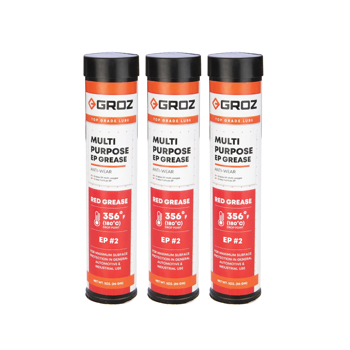 Grease Cartridges 3 Piece Set