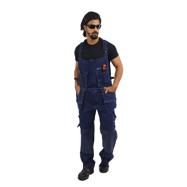DUBLIN Cotton Bib & Brace Coverall — L