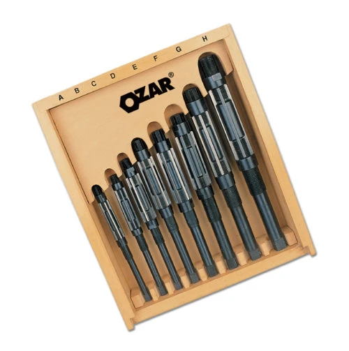SETS OF ADJUSTABLE HAND REAMERS — (A to F)