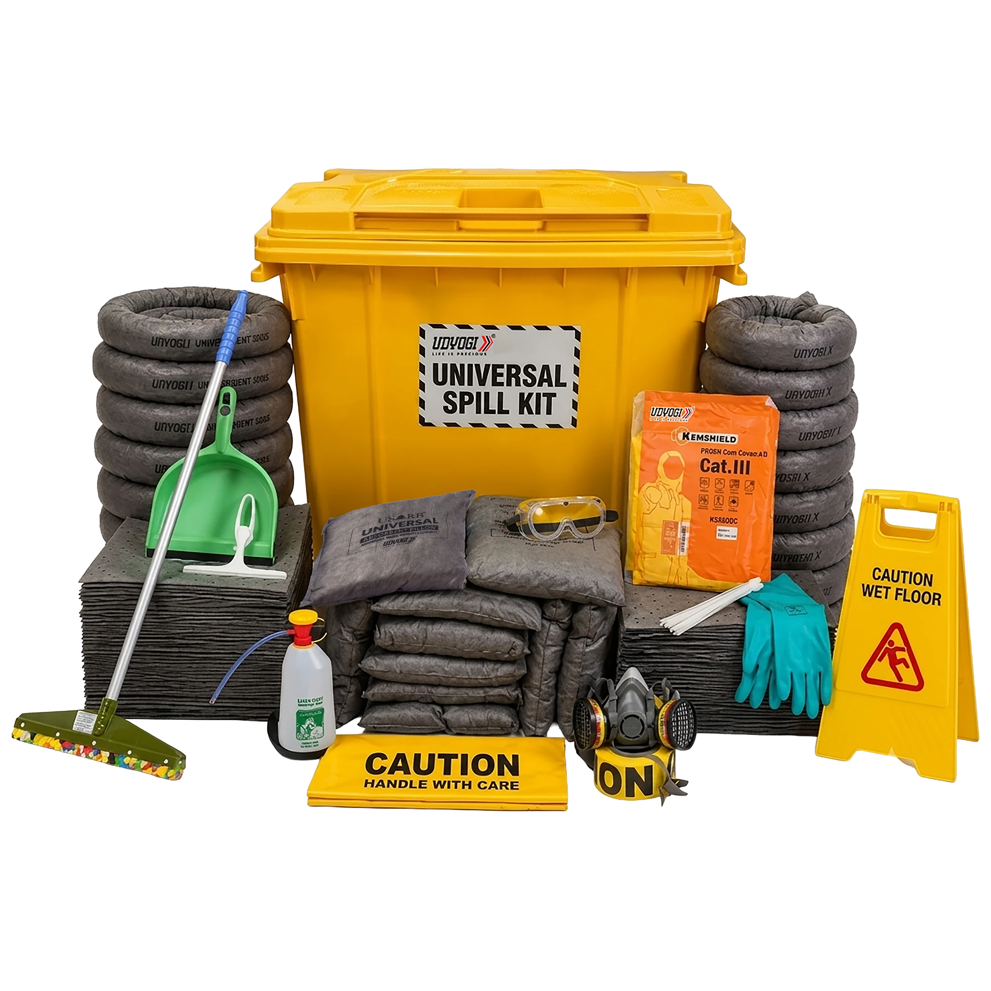 UWK660- absorbs up to 660L UWK660 Universal Spill Kit Absorption Capacity �600Ltr