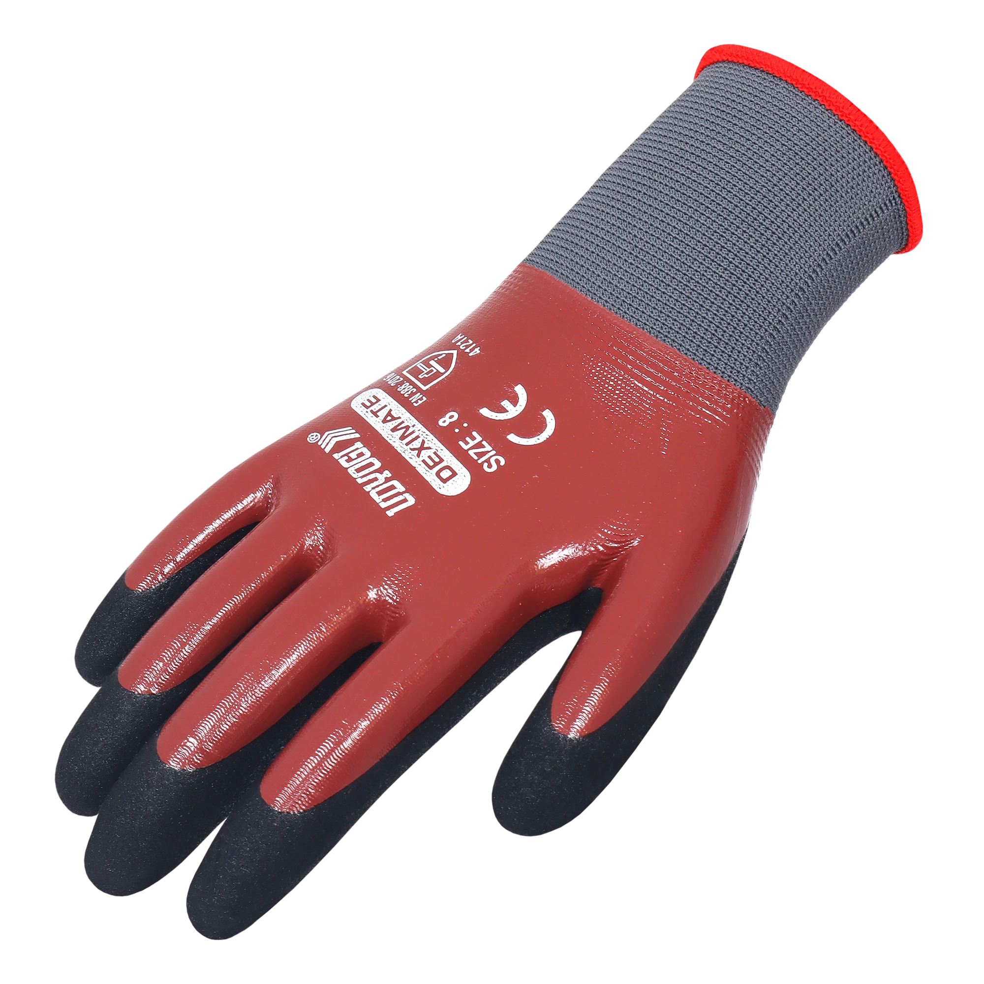 Deximate-Double Sandy Nitrile Coated Gloves Deximate-Double Sandy Nitrile Coated Gloves