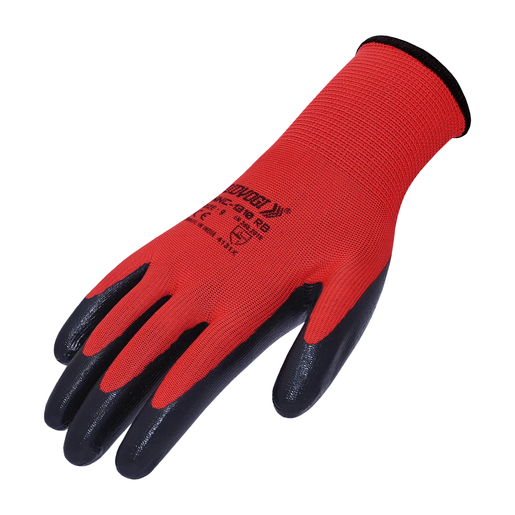 NNC 1310 RB-Glossy Nitrile Coated Gloves NNC 1310 RB-Glossy Nitrile Coated Gloves