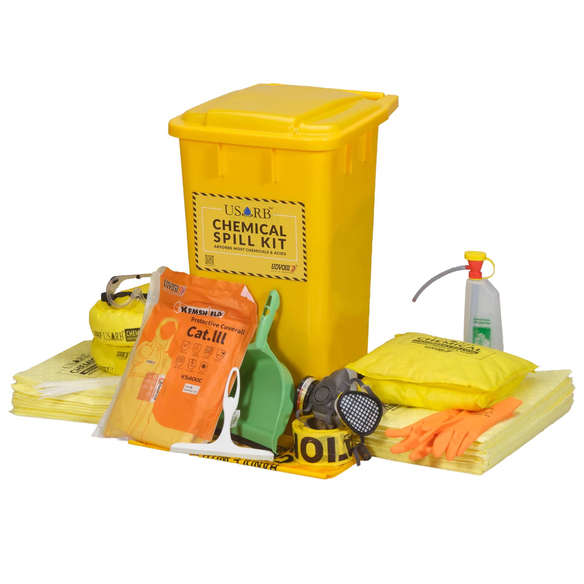 CDK55- absorbs up to 55L CDK55 Chemical Spill Kit Absorption Capacity �55Ltr