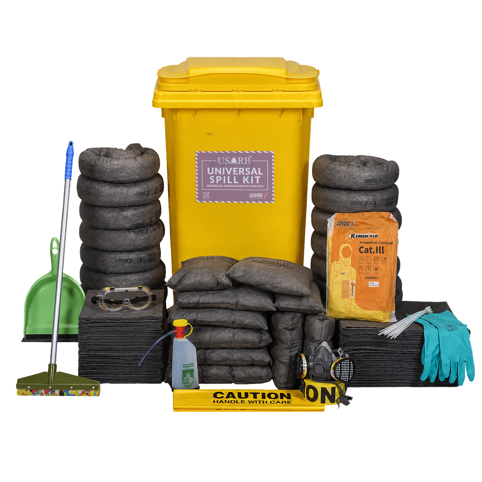 UWK250- absorbs up to 250L UWK250 Universal Spill Kit Absorption Capacity �250Ltr