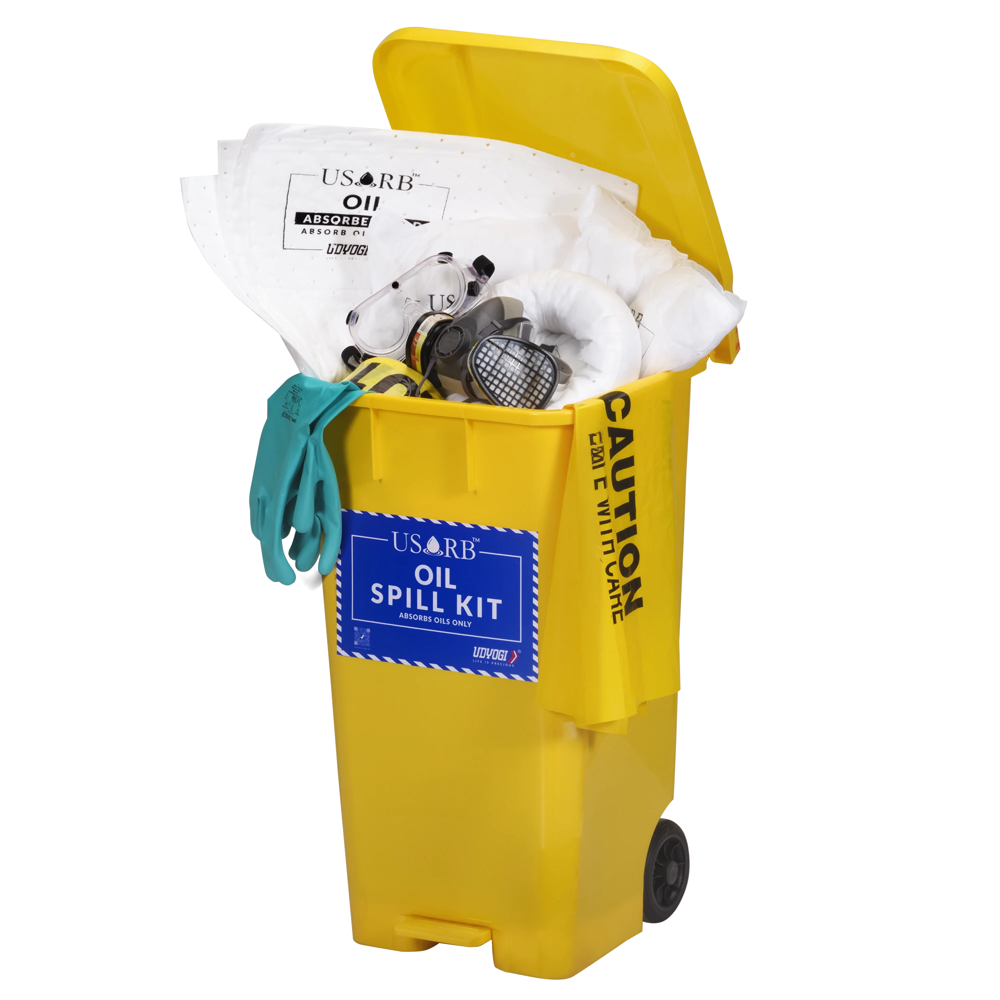 ODK90- absorbs up to 90L ODK90 Oil Spill kit Absorption Capacity – 90Ltr