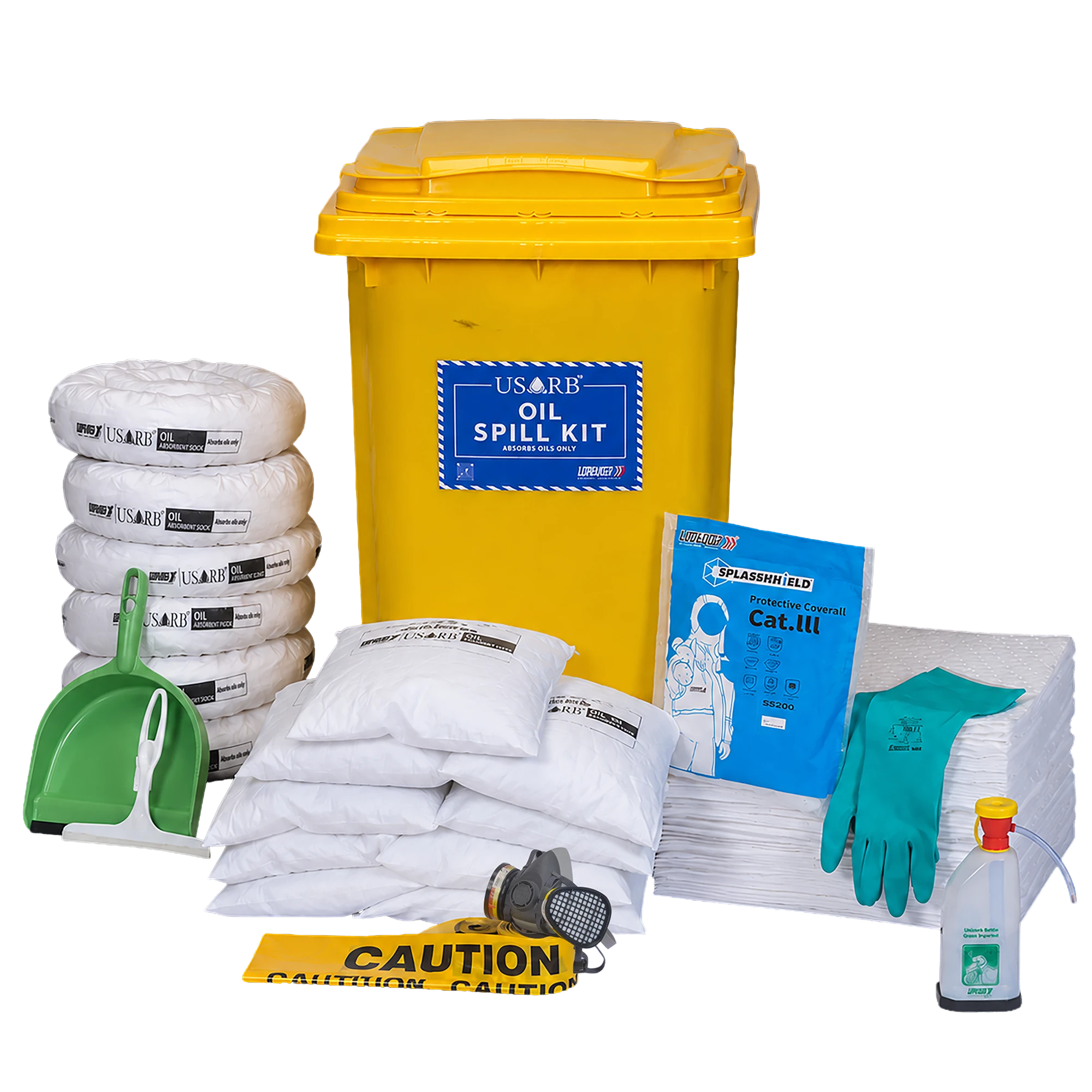 OWK150- absorbs up to 150L OWK150 Oil Spill kit Absorption Capacity – 150Ltr