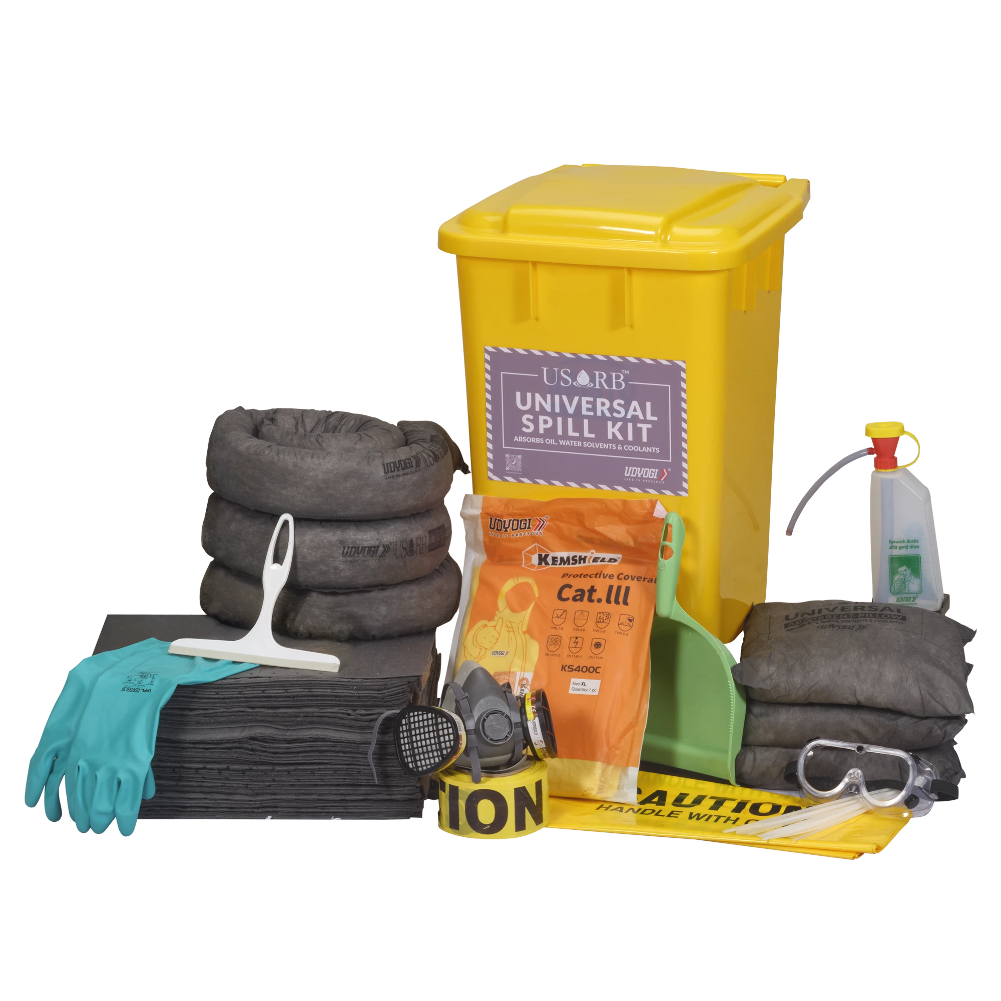 UDK90- absorbs up to 90L UDK90 Universal Spill Kit Absorption Capacity �90Ltr