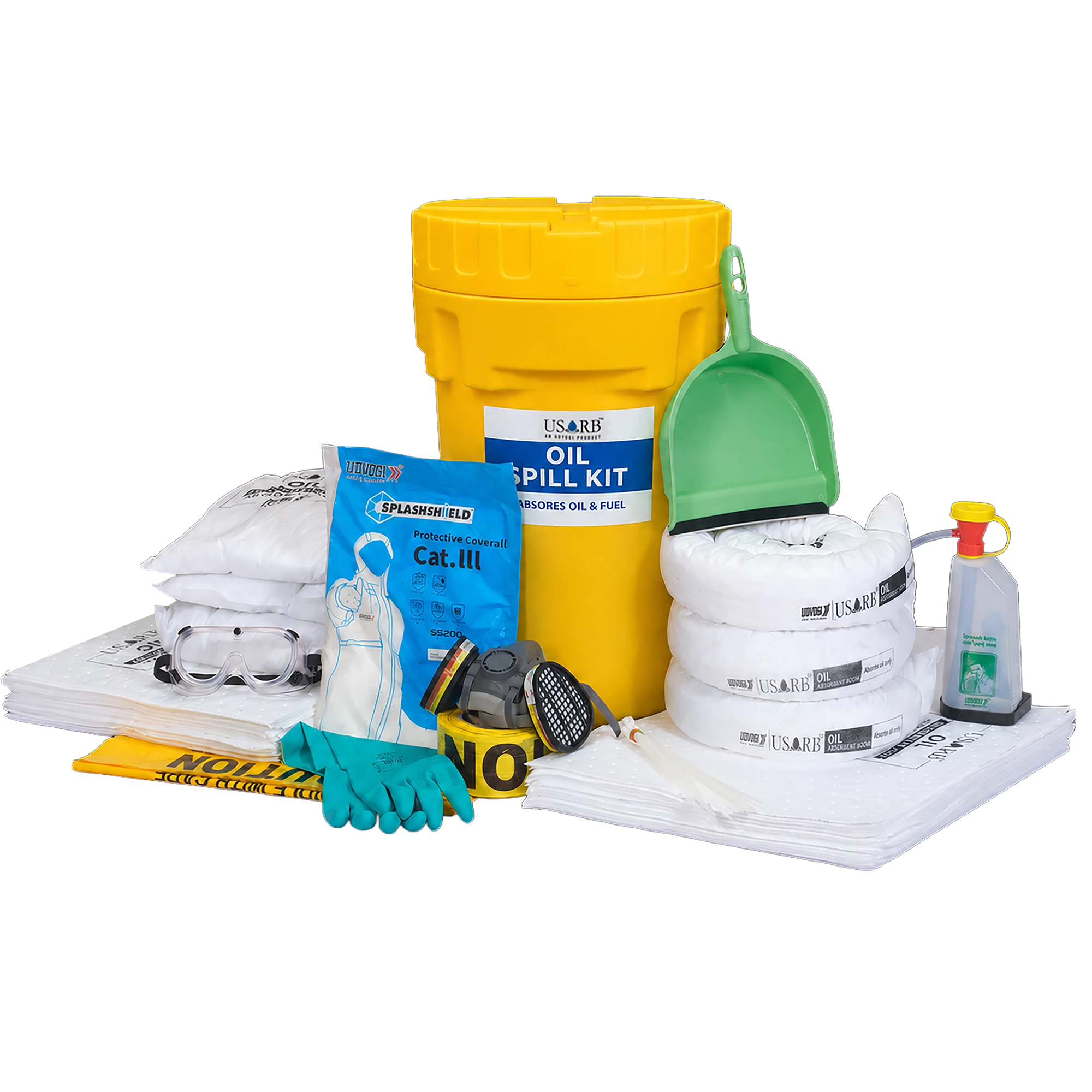 OODK95- absorbs up to 95L OODK95 Oil Spill kit Absorption Capacity – 95Ltr