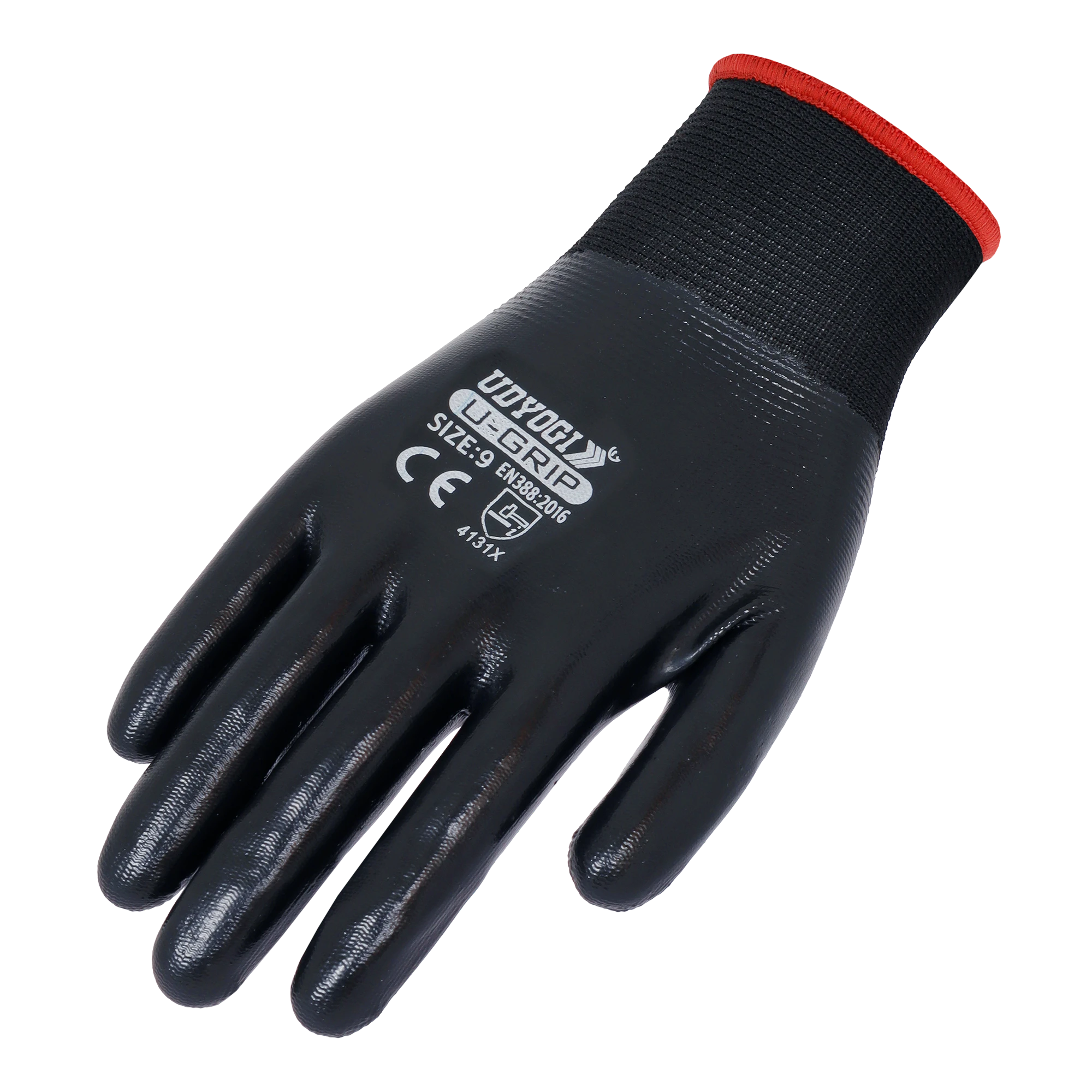 U-Grip-Glossy Nitrile Coated Gloves U-Grip-Glossy Nitrile Coated Gloves