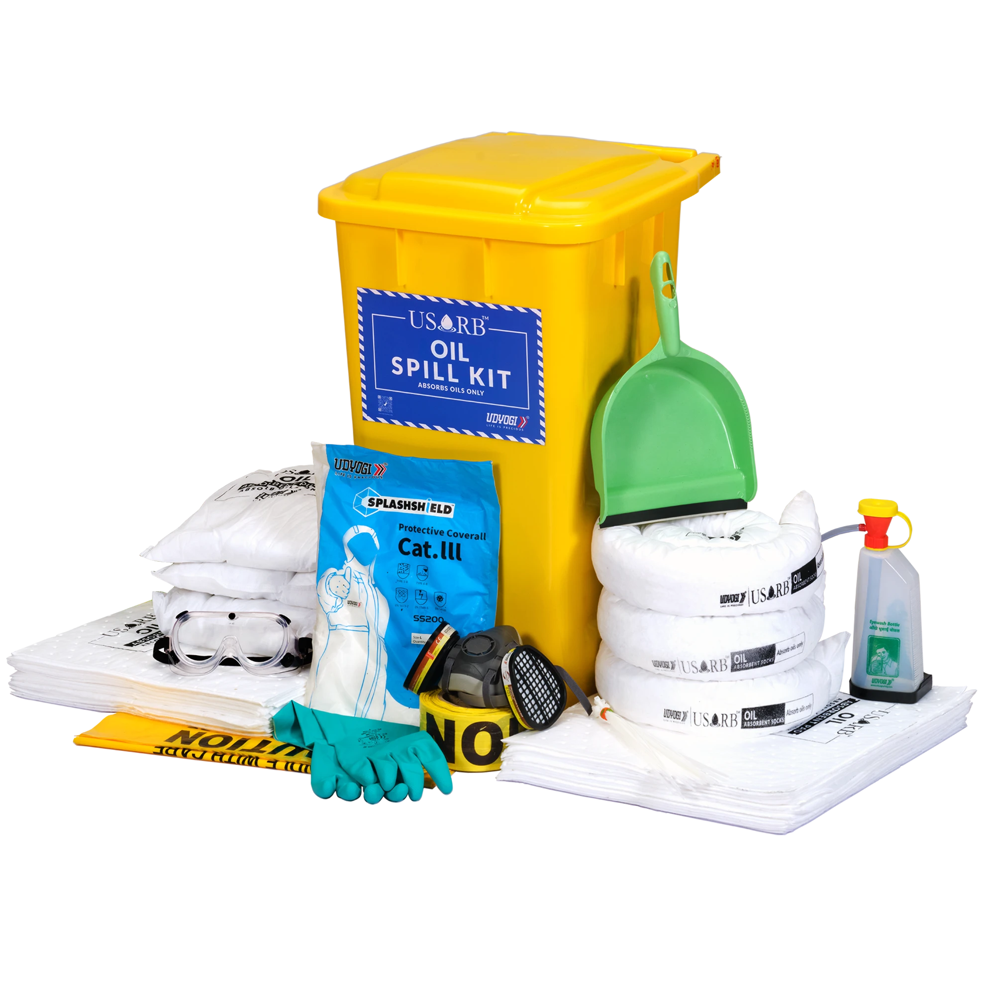 ODK55- absorbs up to 55L ODK55 Oil Spill kit Absorption Capacity – 55Ltr