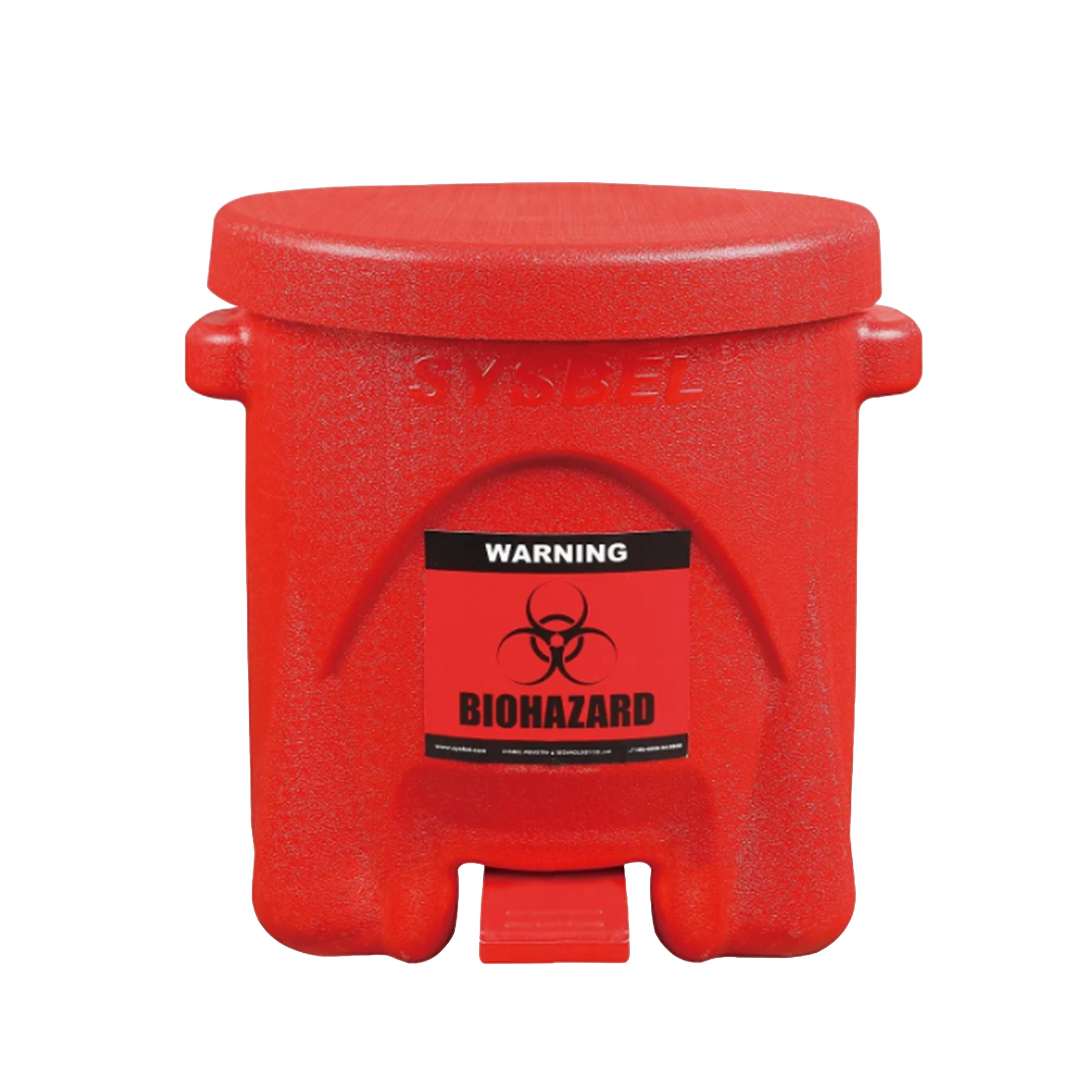 WA8109200 Biohazard Waste Can - 22.6 Ltr (Red) WA8109200 Biohazard Waste Can - 22.6 Ltr (Red)