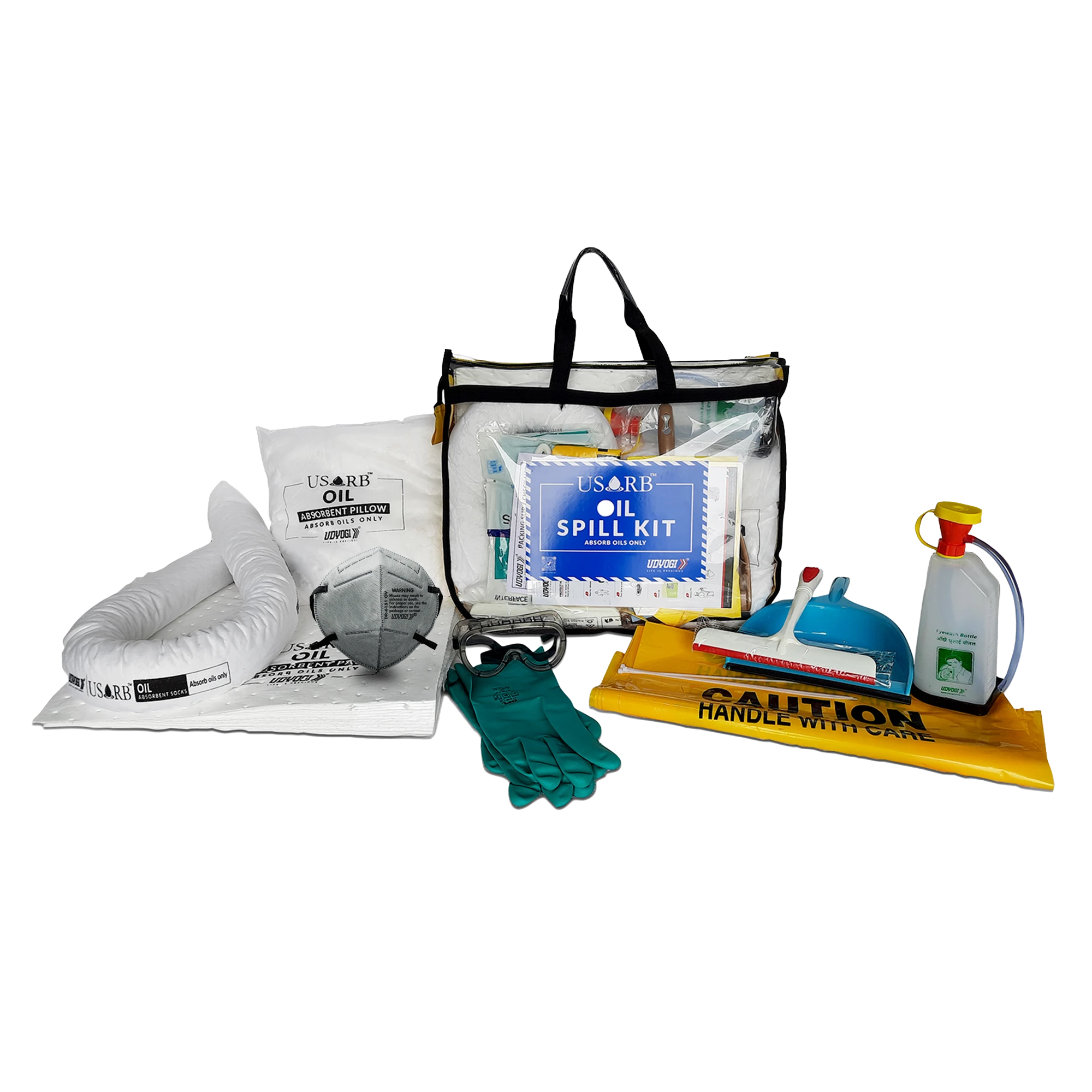 OTK20- absorbs up to 20L OTK20 Oil Spill kit Absorption Capacity – 20Ltr