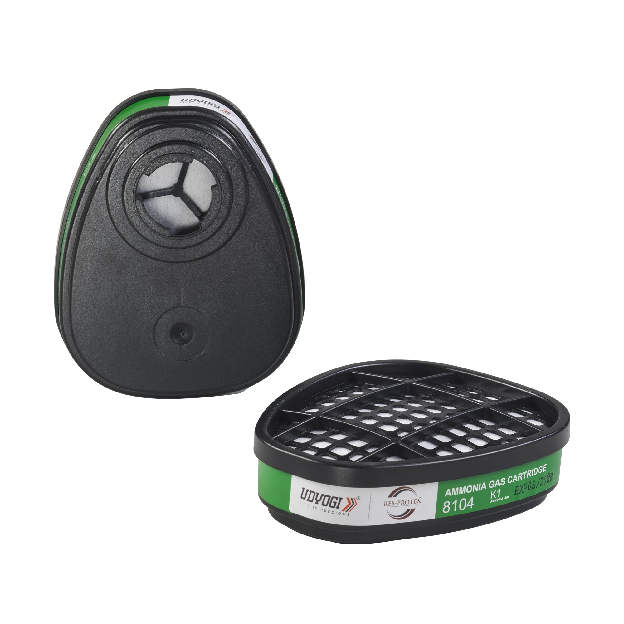 8104 Ammonia Methylamine Gas & Vapour Twin Filter - K1 8104