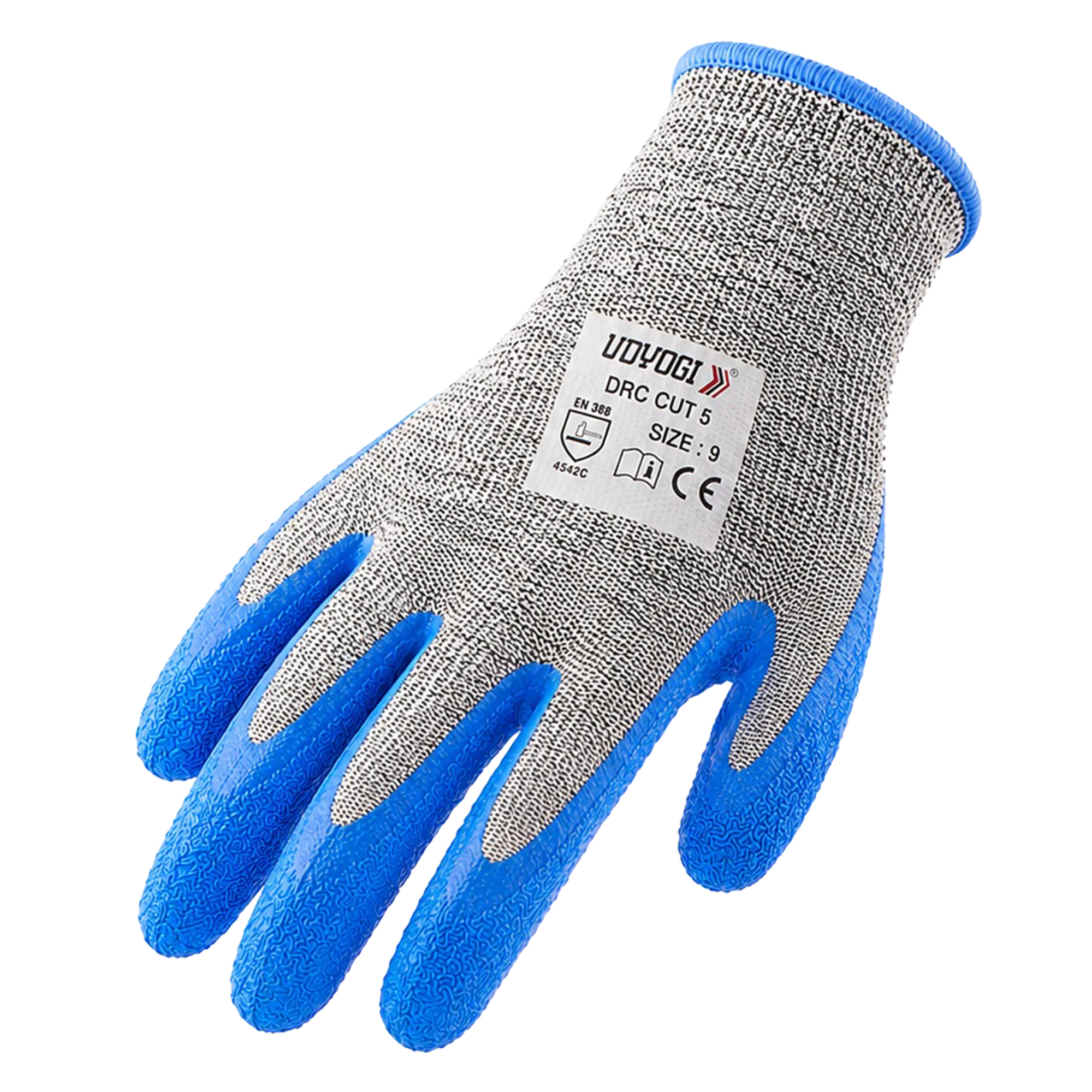 DRC CUT 5-Natural Latex Coated Gloves DRC CUT 5-Natural Latex Coated Gloves