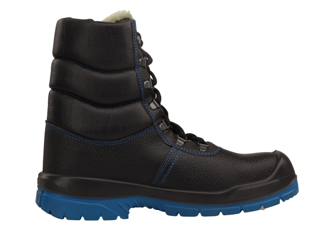 High-Ankle Leather Safety Boot