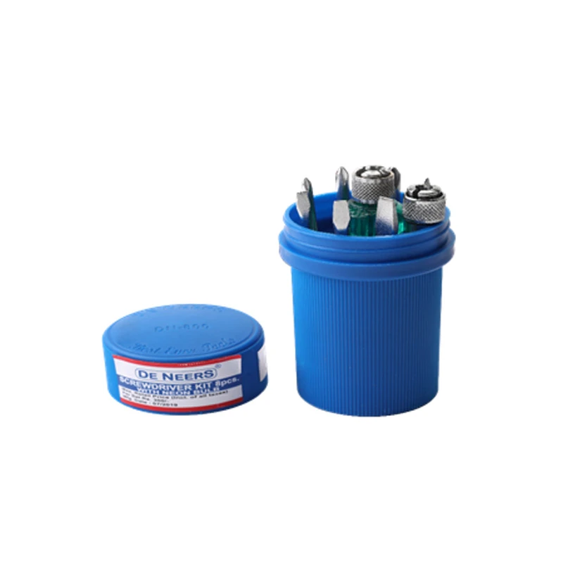Screw Driver Sets DN-800 — Screw Driver Set No.DN-800 (Neon Bulb with Five Blades in 6mm Di Consisting Extn.Rod) DN-800