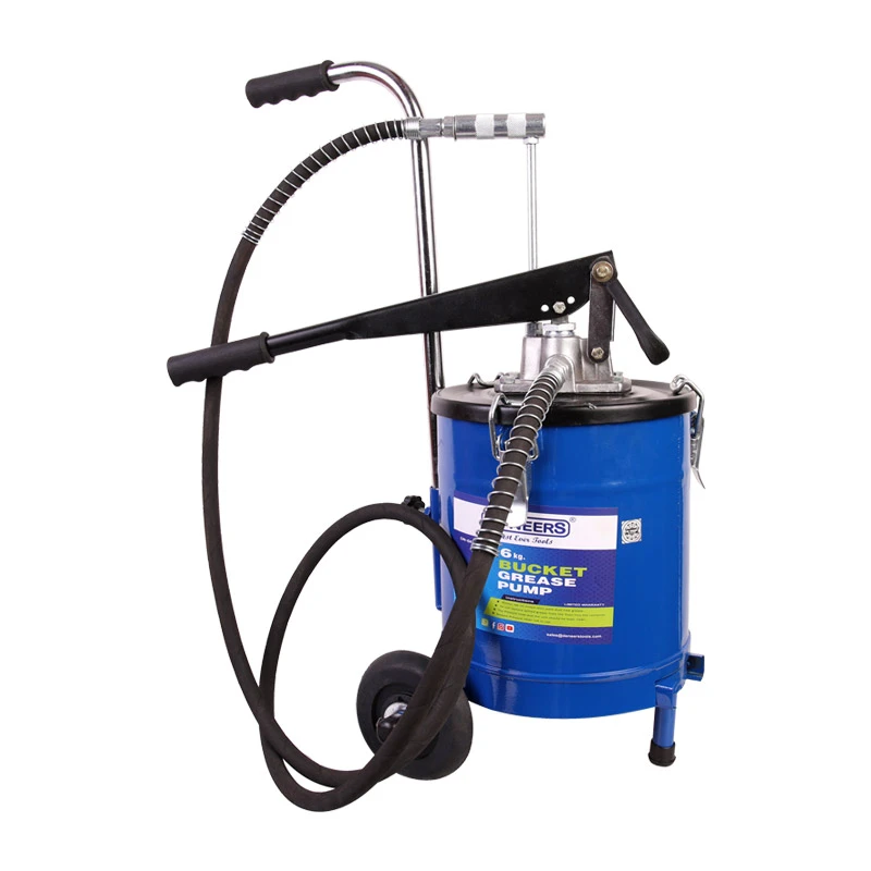 Bucket Grease Pump With Trolley — DN-602 / 10 Kg.